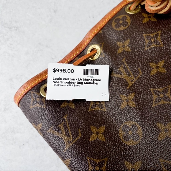 Louis Vuitton • LV Monogram Noe Shoulder Bag Malletier - Picture 15 of 15